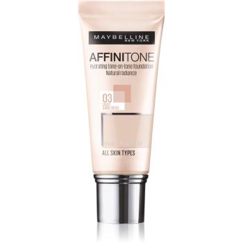 Maybelline Affinitone hidratáló make-up árnyalat 03 Light Sand Beige 30 ml