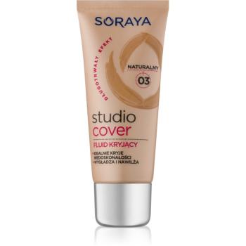 Soraya Studio Cover fedő make-up E-vitaminnal árnyalat 03 Natural 30 ml