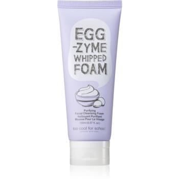 Too Cool For School Egg -Zyme Whipped Foam krémes tisztító hab hidratáló hatással 150 g