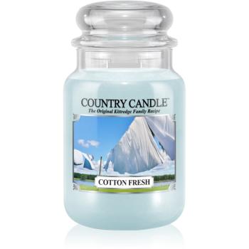 Country Candle Cotton Fresh illatos gyertya 652 g