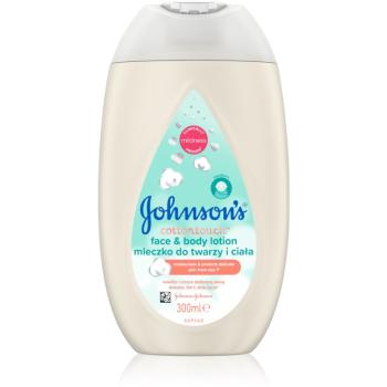Johnson's® Cottontouch hidratáló tej arcra és testre gyermekeknek születéstől kezdődően 300 ml