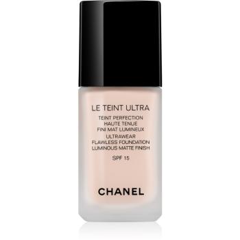 Chanel Le Teint Ultra tartós matt make-up SPF 15 árnyalat 10 Beige 30 ml