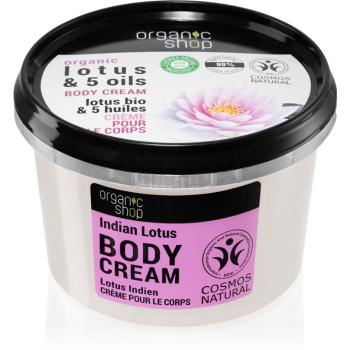 Organic Shop Organic Lotus & 5 Oils ápoló testkrém 250 ml