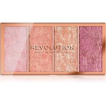 Makeup Revolution Vintage Lace arcpirosító paletta 4 x 5 g