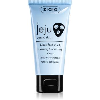 Ziaja Jeju Young Skin tisztító fekete maszk a fiatal arcbőrre 50 ml