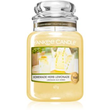 Yankee Candle Homemade Herb Lemonade illatos gyertya Classic közepes méret 623 g