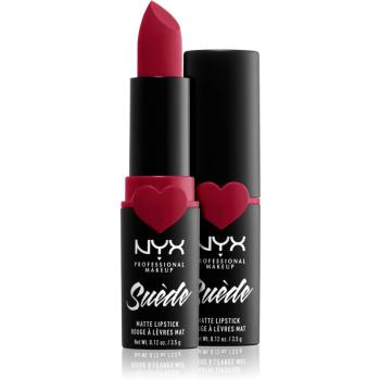 NYX Professional Makeup Suede Matte Lipstick mattító rúzs árnyalat 09 Spicy 3.5 g
