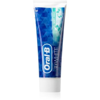 Oral B 3D White fluoridos fogkrém A fényes fehér fogakért Soft Mint 75 ml