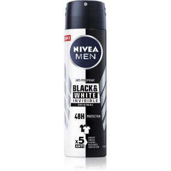 Nivea Men Invisible Black & White izzadásgátló spray uraknak 150 ml