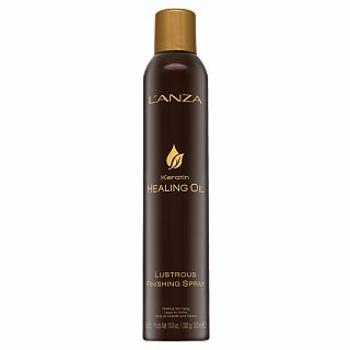 L’ANZA Healing Keratin Healing Oil Lustrous Finishing Spray erősítő öblítés nélküli spray hajgöndörödés és rendezetlen hajszálak ellen 350 ml