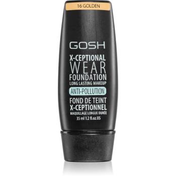 Gosh X-ceptional hosszan tartó make-up árnyalat 16 Golden 35 ml