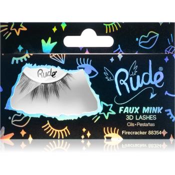 Rude Cosmetics Essential Faux Mink 3D Lashes ragasztható műszempilla Firecracker