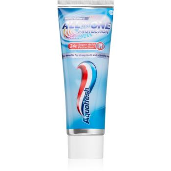 Aquafresh All In One Protection Whitening fehérítő fogkrém a teljes ápolásért 75 ml