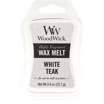 Woodwick White Teak illatos viasz aromalámpába 22.7 g
