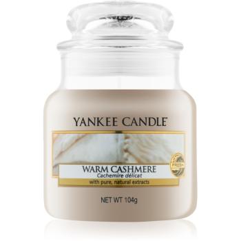 Yankee Candle Warm Cashmere illatos gyertya Classic nagy méret 104 g