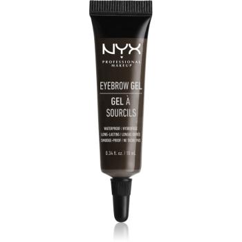 NYX Professional Makeup Eyebrow Gel Szemöldökformázó zselé árnyalat 05 Black 10 ml