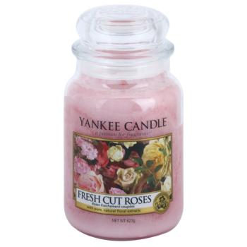 Yankee Candle Fresh Cut Roses illatos gyertya Classic kis méret 623 g