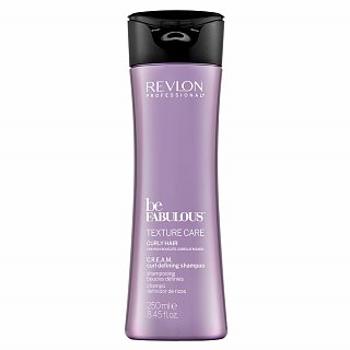 Revlon Professional Be Fabulous Texture Care C.R.E.A.M. Curl Defining Shampoo sampon hullámos és göndör hajra 250 ml