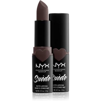 NYX Professional Makeup Suede Matte Lipstick mattító rúzs árnyalat 19 Moonwalk 3.5 g
