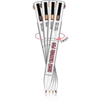 Benefit Brow Contour Pro tartós szemöldök ceruza 4 in 1 árnyalat 04 Brown - Black / Light 4x0.1 g