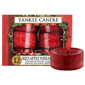 Yankee Candle Red Apple Wreath teamécses 12 x 9.8 g