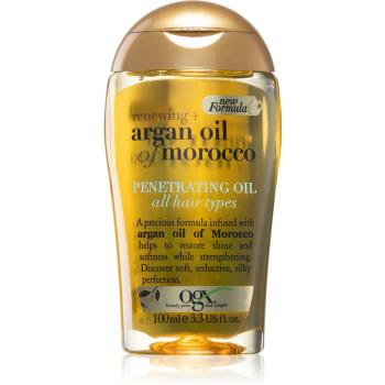 OGX Argan Oil Of Morocco tápláló olaj a fénylő és selymes hajért 100 ml