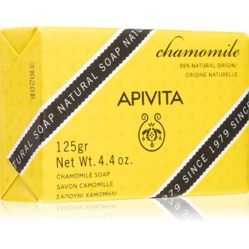 Apivita Natural Soap Chamomile tisztító kemény szappan 125 g