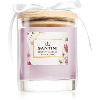 SANTINI Cosmetic Pink Yvésse illatos gyertya 270 g