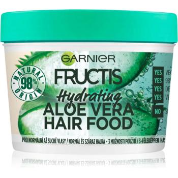 Garnier Fructis Aloe Vera Hair Food hidratáló maszk normál és száraz hajra 390 ml