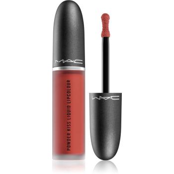 MAC Cosmetics Powder Kiss Liquid Lipcolour mattító folyékony rúzs árnyalat Devoted to Chili 5 ml