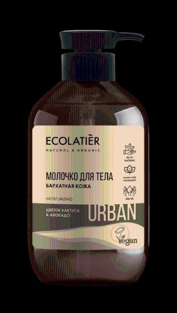 Test hidratáló tej Kaktusz és avokádó - 400 ml- EcoLatier Urban