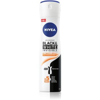 Nivea Invisible Black & White Ultimate Impact izzadásgátló spray 48h 150 ml