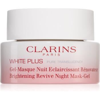 Clarins White Plus Pure Translucency Brightening Revive Night Mask-Gel élénkítő éjszakai maszk 50 ml