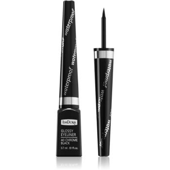 IsaDora Glossy Eyeliner szemhéjtus árnyalat 40 Chrome Black 3,7 ml