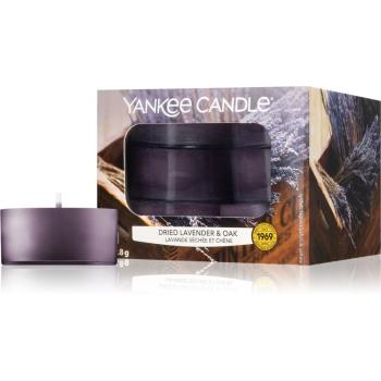 Yankee Candle Dried Lavender & Oak teamécses 12 x 9.8 g