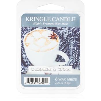 Kringle Candle Cashmere & Cocoa illatos viasz aromalámpába 64 g
