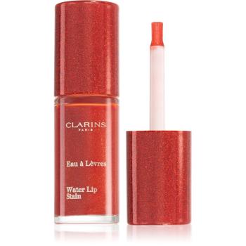 Clarins Water Lip Stain matt szájfény hidratáló hatással árnyalat 06 Sparkling Red Water 7 ml