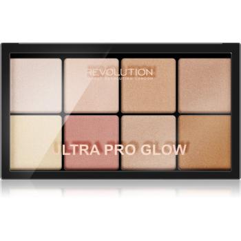 Makeup Revolution Ultra Pro Glow bőrvilágosító paletta 20 g