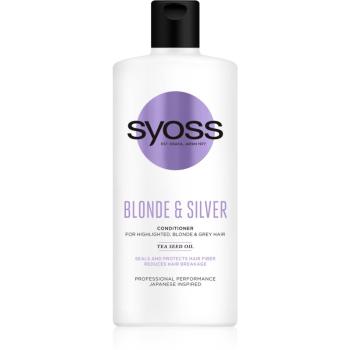 Syoss Blonde & Silver kondicionáló szőke és ősz hajra 440 ml