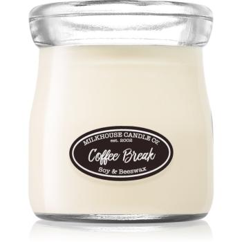 Milkhouse Candle Co. Creamery Coffee Break illatos gyertya Cream Jar 142 g