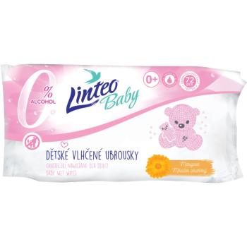 Linteo Baby Soft & Cream finom nedves törlőkendők gyermekeknek 72 db