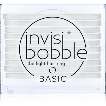 invisibobble Basic vékony hajgumik Crystal Clear 10 db