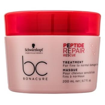 Schwarzkopf Professional BC Bonacure Peptide Repair Rescue Treatment maszk sérült hajra 200 ml