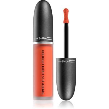 MAC Cosmetics Powder Kiss Liquid Lipcolour mattító folyékony rúzs árnyalat Resort Season 5 ml