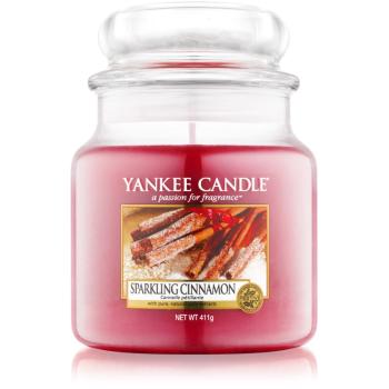 Yankee Candle Sparkling Cinnamon illatos gyertya Classic nagy méret 411 g