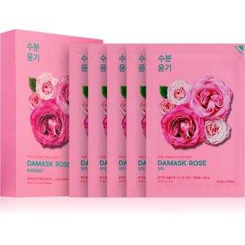 Holika Holika Pure Essence Damask Rose hidratáló és revitalizáló arcmaszk 5x20 ml