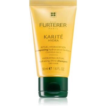 René Furterer Karité Hydra hidratáló sampon a száraz és törékeny haj fényéért 50 ml
