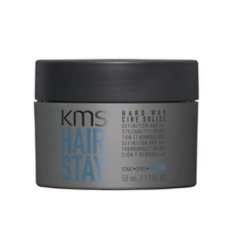 KMS Hair Stay Hard Wax hajformázó wax mattító hatásért 50 ml