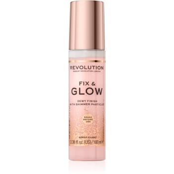 Makeup Revolution Fix & Glow make-up fixáló spray hidratáló hatással 100 ml
