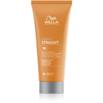 Wella Professionals Creatine+ Straight krém a haj kiegyenesítésére minden hajtípusra Straight N 200 ml